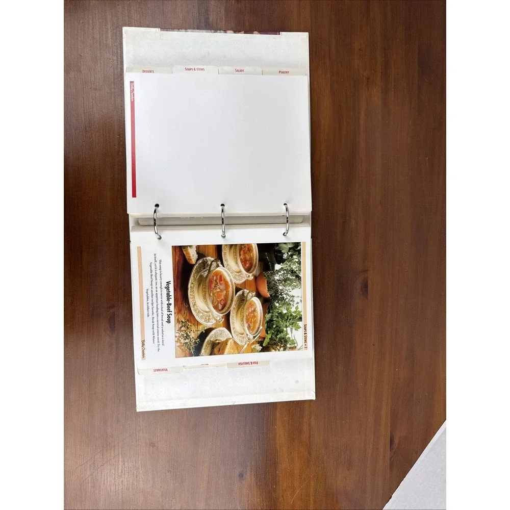 Vintage 1992 Betty Crocker's Cooking For Today Cookbook 3-Ring Binder‎